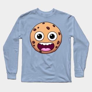 Happy Chocolate Chip Cookie Long Sleeve T-Shirt